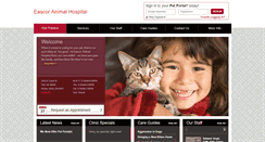 Desktop Screenshot of eascoranimalhospital.com